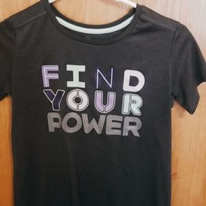 grey workout shirt for kids or teens